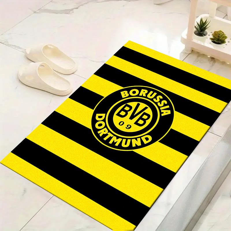 Ковер Borussia Dortmund для гостиной, спальни, дома, украшение дивана, нескользящий коврик для детских игр