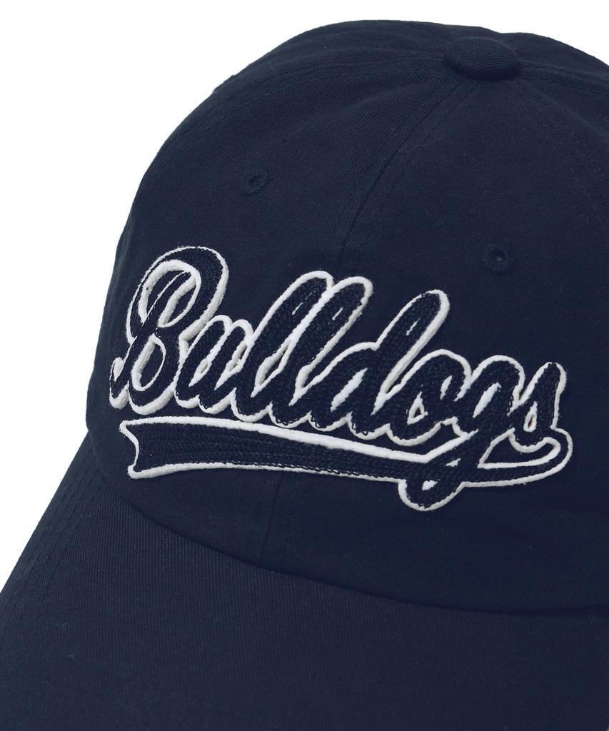 YALE Винтажная бейсболка с логотипом-хвостом Bulldogs_Темно-синяя