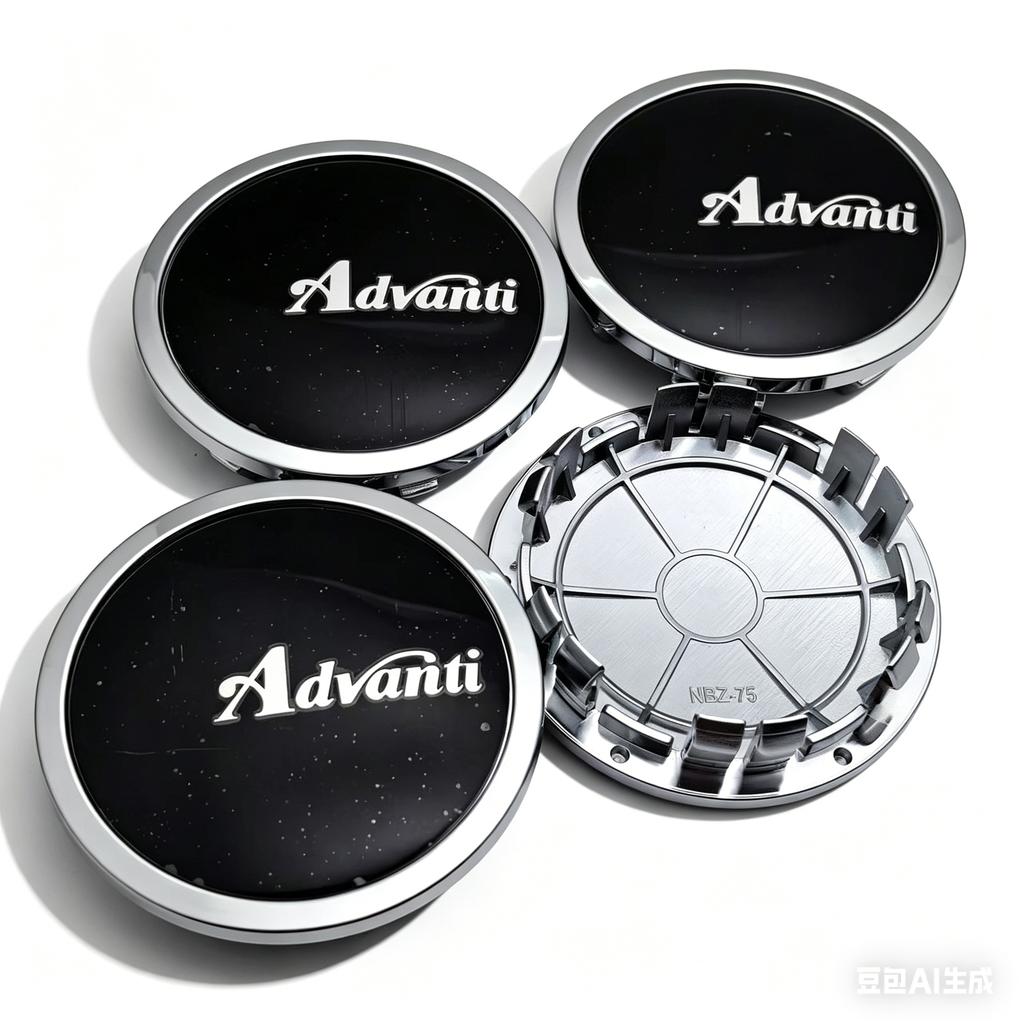 4pcs Advanti Racing Logo Badge Car Wheel Center Caps 75MM Clips 65MM Rim Hubcaps Dust Cover Wheels Hub Dust Cap Car Accessories
