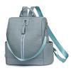 Fashionable Soft Leather Ladies' Casual Travel Backpack Large-capacity Student Schoolbag and Backpack