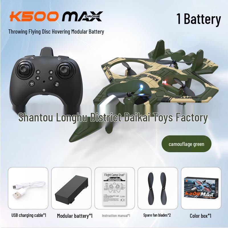 K500MAX Fighter Quadcopter: Stunt Roll & Hover Drone