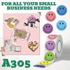 500pcs Smiling Face Paper Stickers, Round Stationery Stickers, Suitable for Teachers, Parents, Classroom, Learning Rewards, Gift