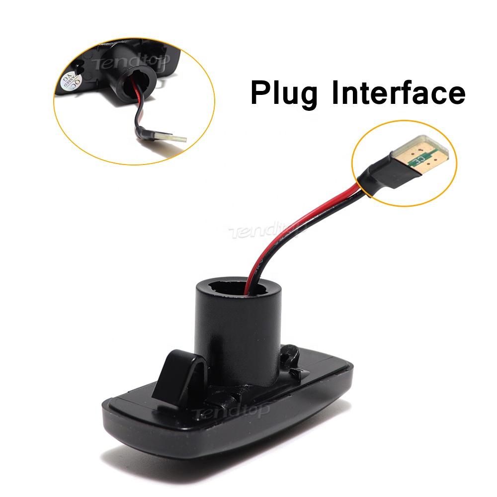 For Dodge Charger Journey Jeep Compass Liberty Fiat Chrysler 300C Lancia LED Dynamic Side Marker Signal Indicator Blinker Lights
