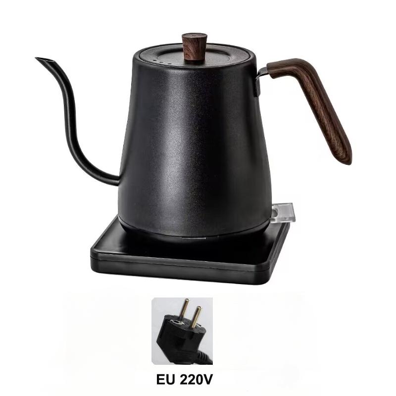 220V Portable Kettle Slender Mouth Pot 1000W Goose Neck Electric Kettle 0.8L Coffee Pot Electric Water Heater Tea Pot Baby Milk