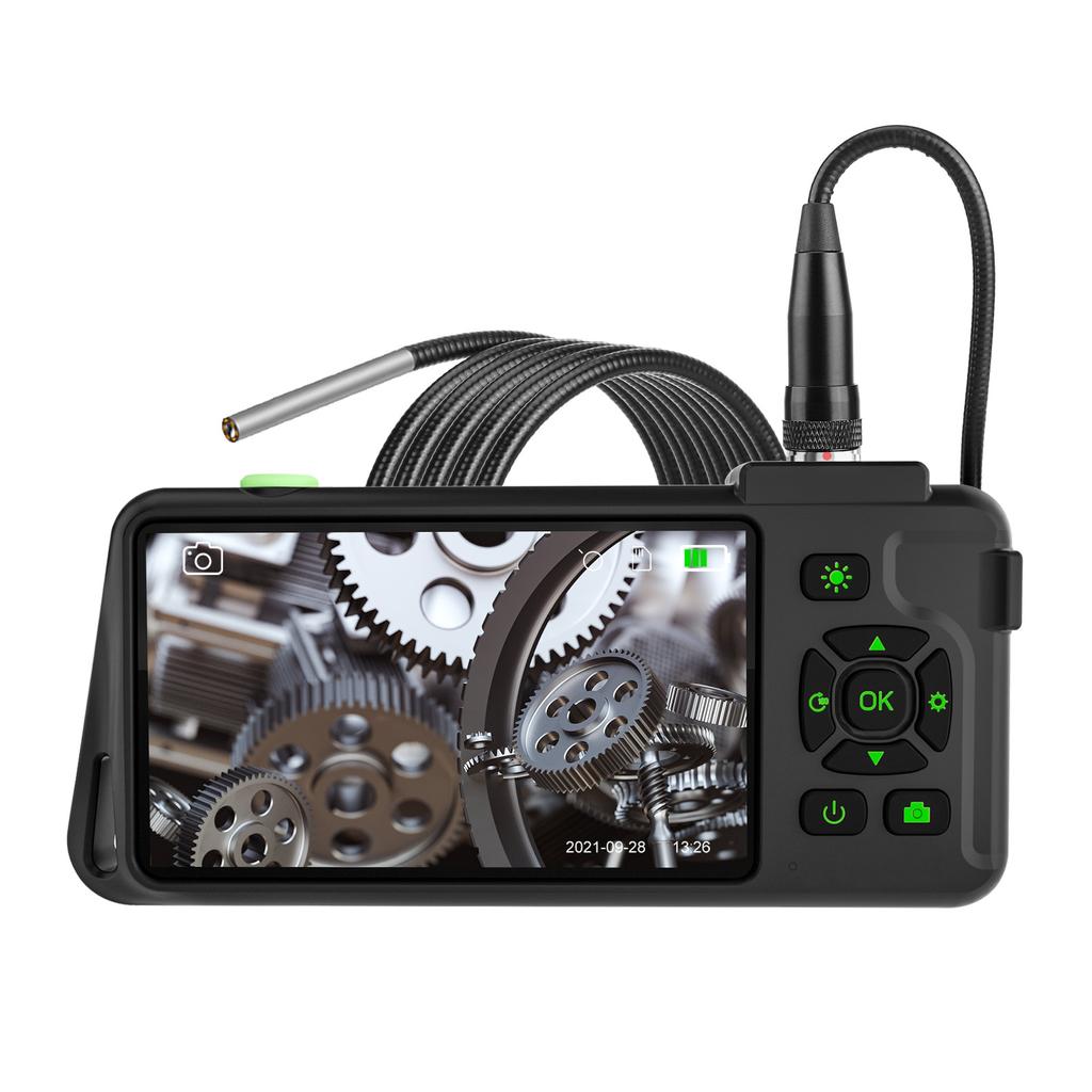 Industrial Endoscope with 4.5-inch IPS Color Display 1080P Photos Videos Snake Camera with 8 LED