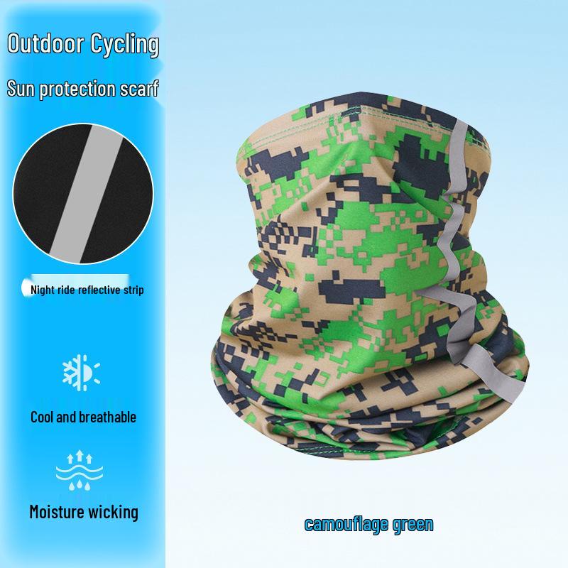 Быстросохнущий многофункциональный шарф для защиты от солнца для велоспорта и спорта