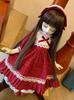 ХАМРЕТИППЗ 14 16 13 BJD Шарнирная кукла Платье куклы Костюм куклы Одежда горничной Шарнирная кукла Наряд Кукла для переодевания Платье куклы Платье принцессы, Красная принцесса