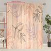 2PCS- Leaf -HD Printed Curtain - Polyester Material - Suitable for Bedroom, Living Room, Study (customizable)