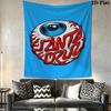 Santa Cruz Wall Tapestry Aesthetic Wall Hanging Printed Fabric Blanket Decorative Tapestries for Bedroom Living Room Home Decor