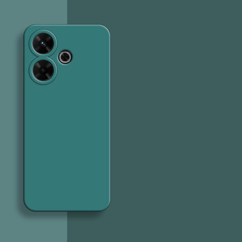 Для Xiaomi POCO M6 4G чехол для POCO M6 чехол 6,79 дюйма оригинальный жидкий силиконовый резиновый противоударный бампер чехол для POCO M6 4G