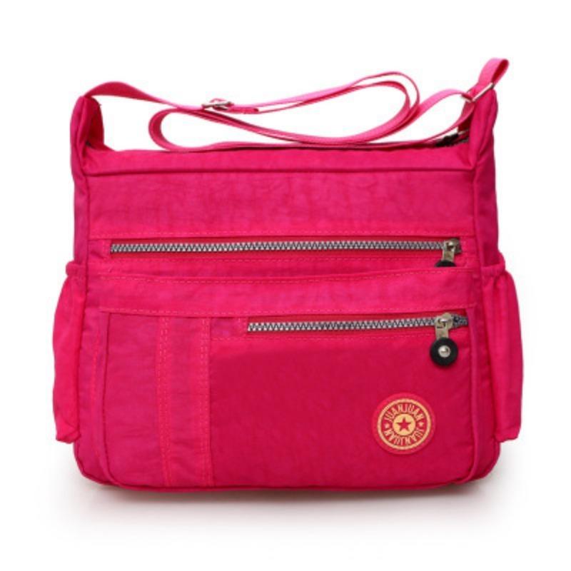 Новая нейлоновая сумка женская на плечо кроссбоди корейская повседневная большой вместимости многокарманная сумка для мамы