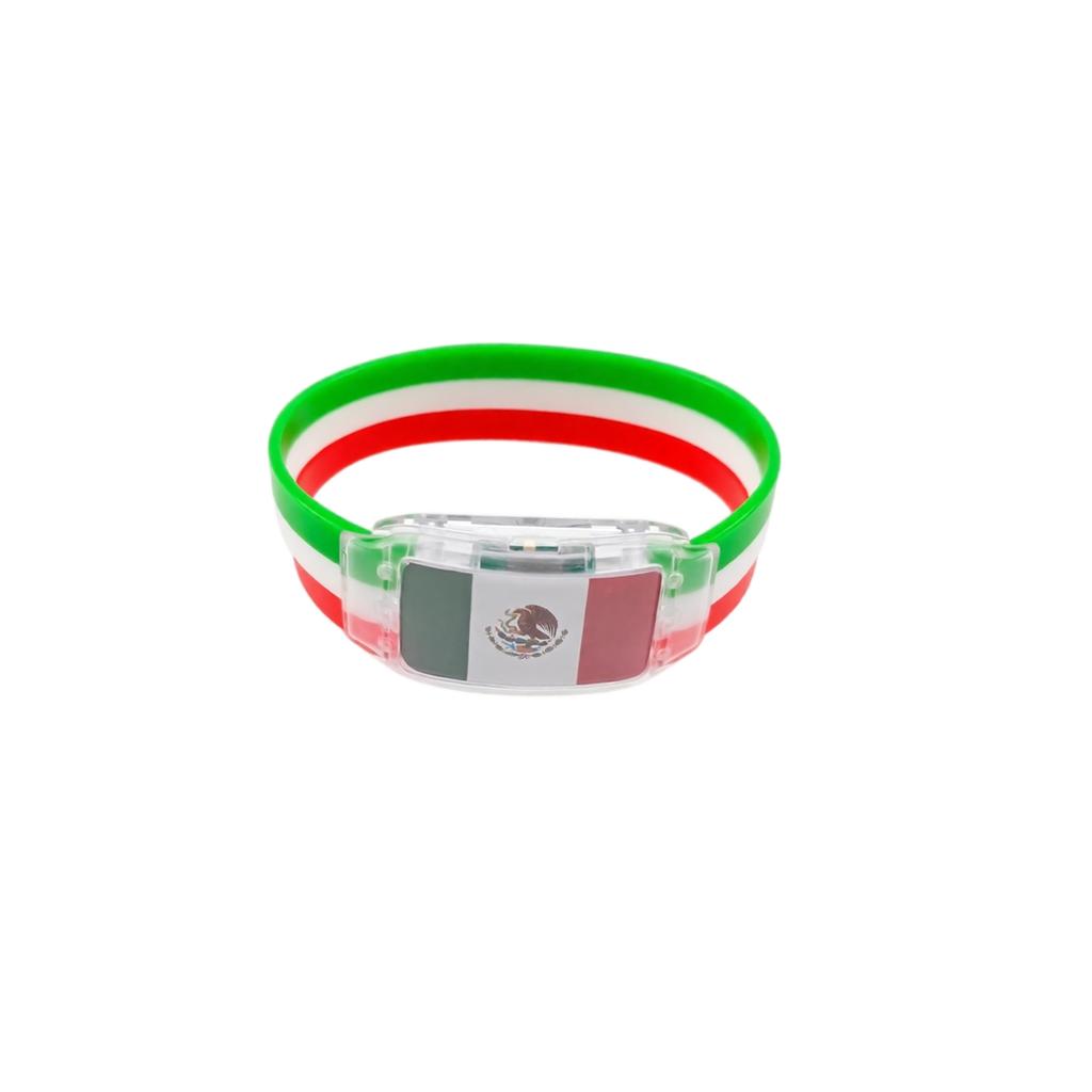 Silicone LED Wristband for Sports Fan Support - Light Up Bracelet for Events and Parties