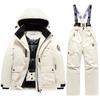 Winter Ski Children's Ski Coat Pants Set Warm Waterproof Boys Girls Outdoor Skiing Snowboarding Winter Kids