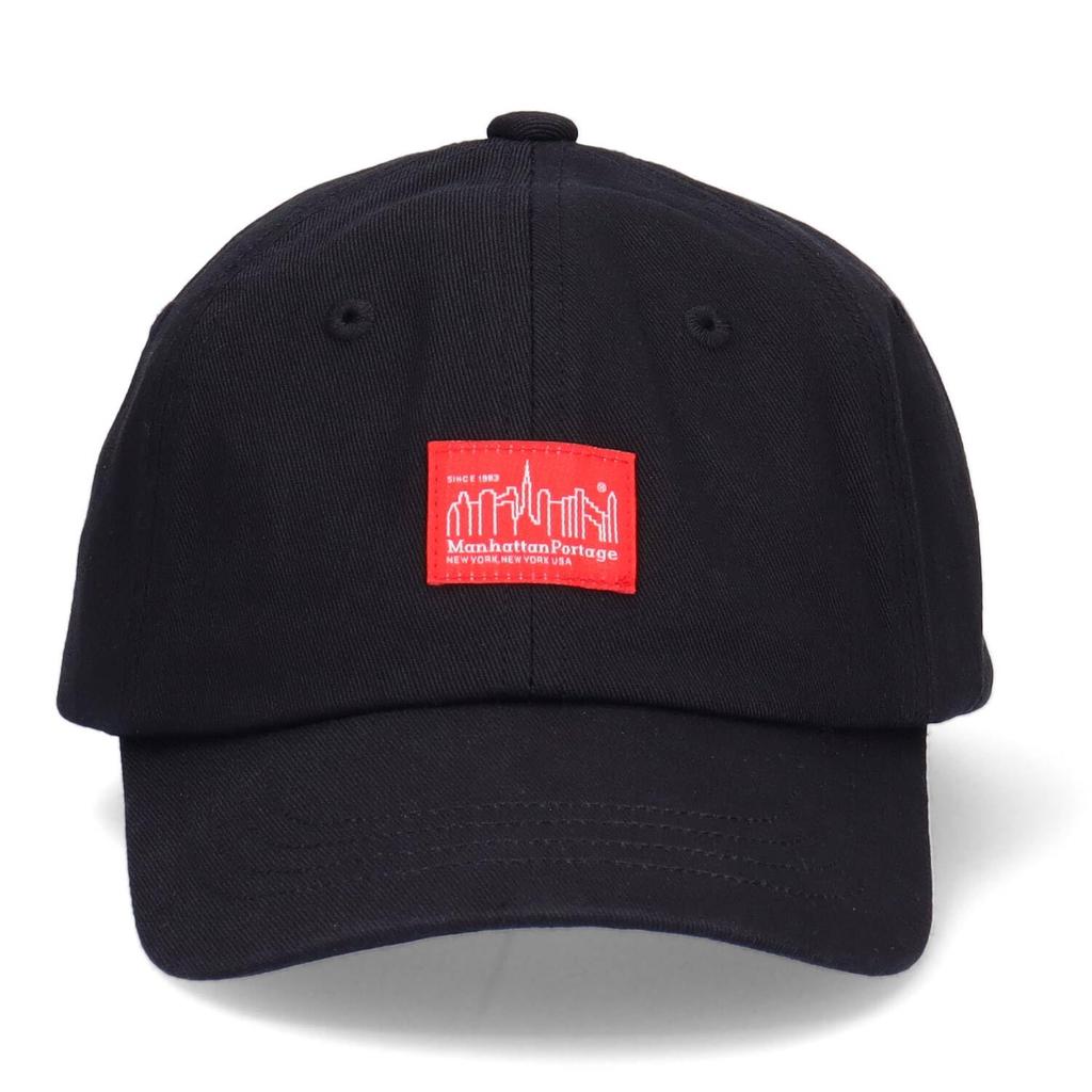 Manhattan Portage Basic Cotton Twill Logo Cap Kids' (Black)