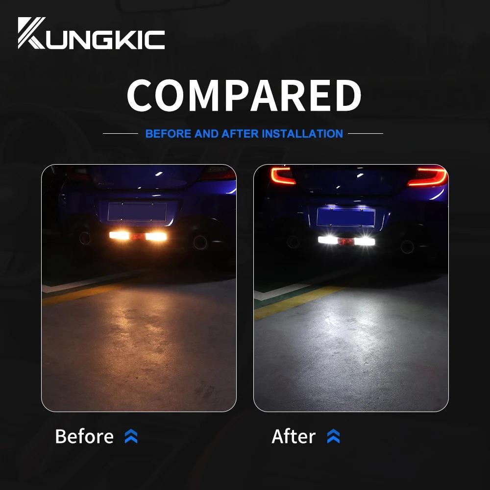 White LED Interior Reverse Reading Signal Bulb Kit for Subaru BRZ Toyota GR86