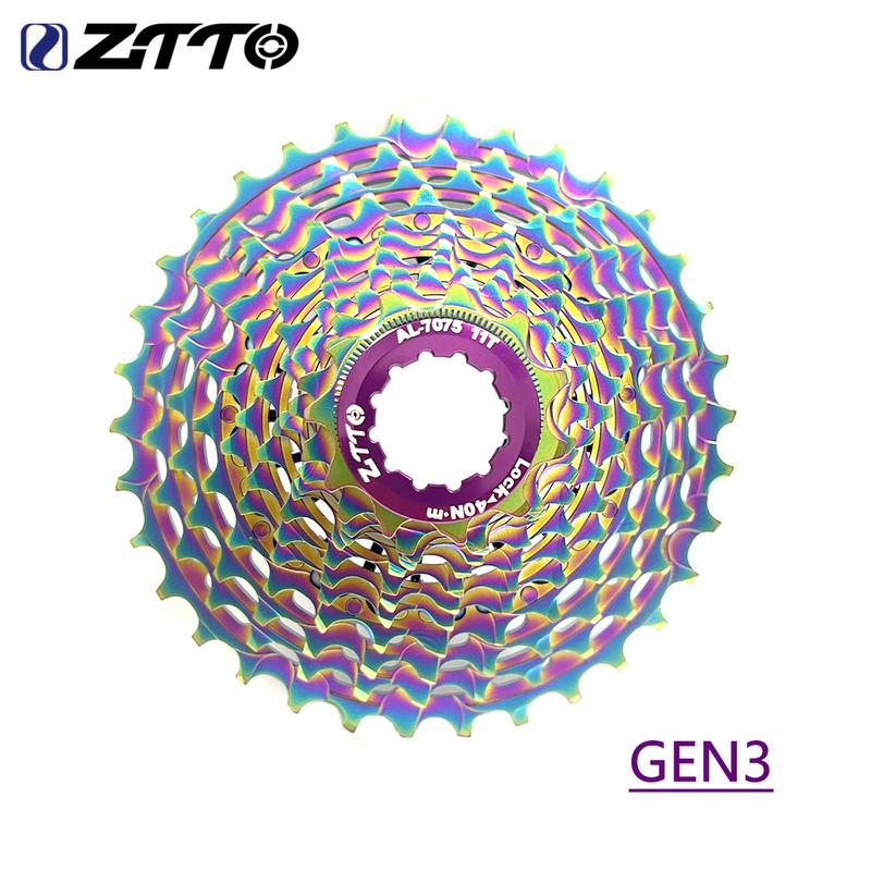 ZTTO Ultralight 11 Speed 12 Speed Road Bike Cassette Rainbow 11s 12s 11-28/30/32/34/36T HG Freewheel ULT Gravel Sprocket  K7