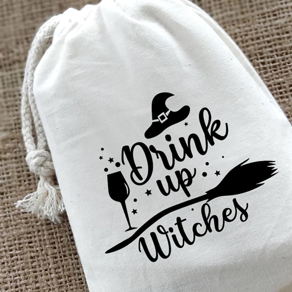 Drink Up Witches Halloween Party Bachelorette Hangover Recovery Gift Favor Bags Salem Girls Trip Goodie Bag Autumn Holiday Gift