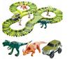 Dinosaur Racetrack Mega Park Construction Set 120 Pieces XL