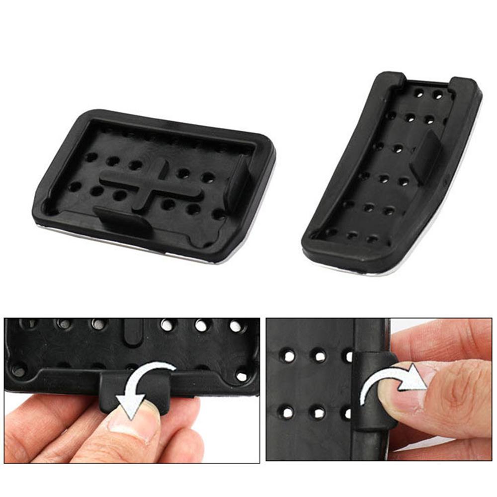 Противоскользящие накладки на педали из алюминия, противоскользящие крышки, аксессуары для Tesla Model 3