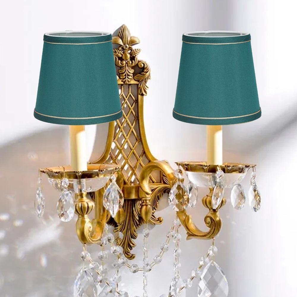 6PCS Fabric Lampshade Clip On Design Small Lamp Shades Simple Lamp Cover Floor Lamp