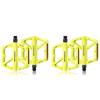Double DU Bearing Nylon Bicycle Pedals Anti-slip Bicycle Platform Pedals Bike Accessories with Reflector Ultralight Bike Pedals