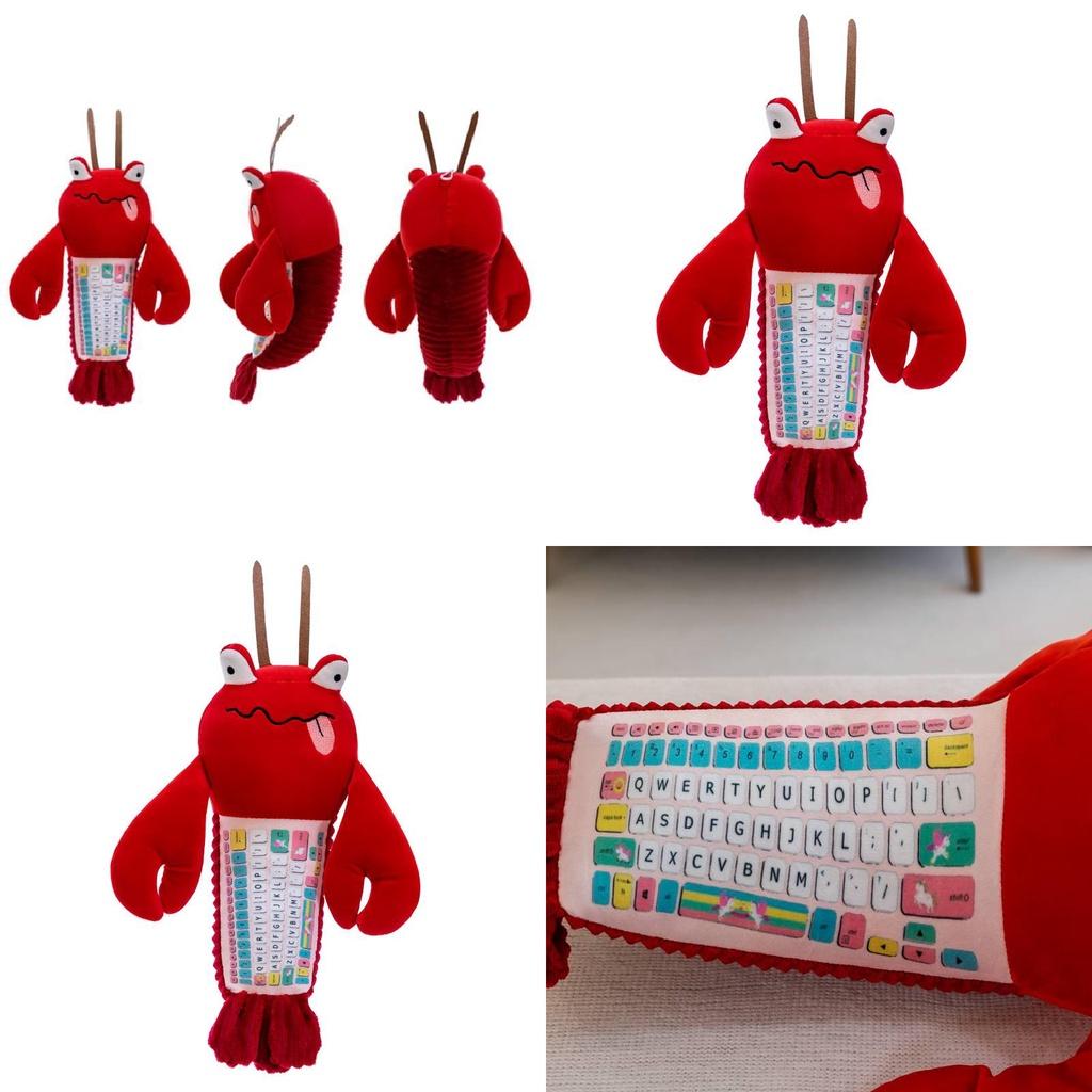 Плюшевая игрушка Воин Клавиатуры Красный Лобстер Мягкая игрушка для детей и взрослых