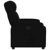 Relaxation Armchair Black Fabric