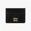 Miu Miu 5mc076 Afpp F0002 Materasse Nappa Card Holder
