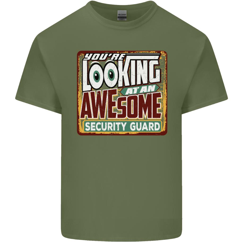 Youre Looking at an Awesome Security Guard Unisexs Light Cotton TShirt