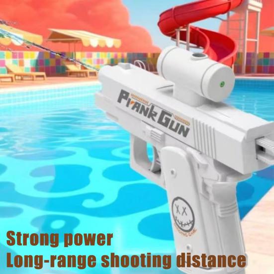 Игрушка-пранк Водный пистолет Двусторонний разбрызгиватель воды Многоразовый Спрей-пранк Вперед Назад Игрушка для игр с водой на открытом воздухе для офиса школы