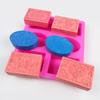 6 стаканов силиконовые формы для мыла-цветка силиконовые прямоугольные формы для свечей овальный инструмент для изготовления мыла
