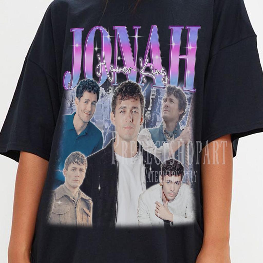 Jonah Hauer King Vintage Bootleg T-Shirt, Jonah Hauer King Retro 90s Actor Merch, Hollywood Star Fan Tee, Movie Lover Gift