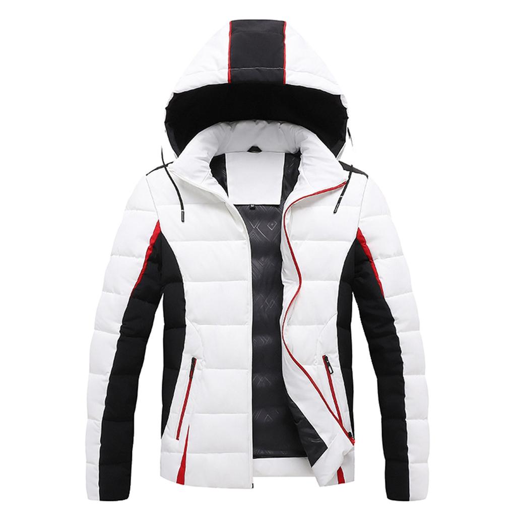 Европейская и американская зимняя мужская толстая хлопковая стеганая одежда, повседневная шляпа, пальто, хлопковая стеганая куртка