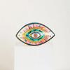 Hand-Painted Gold Nordic Ceramic Evil Eye Decorative Figurine Large Desk Ornament Home Decor Paperweight Gift