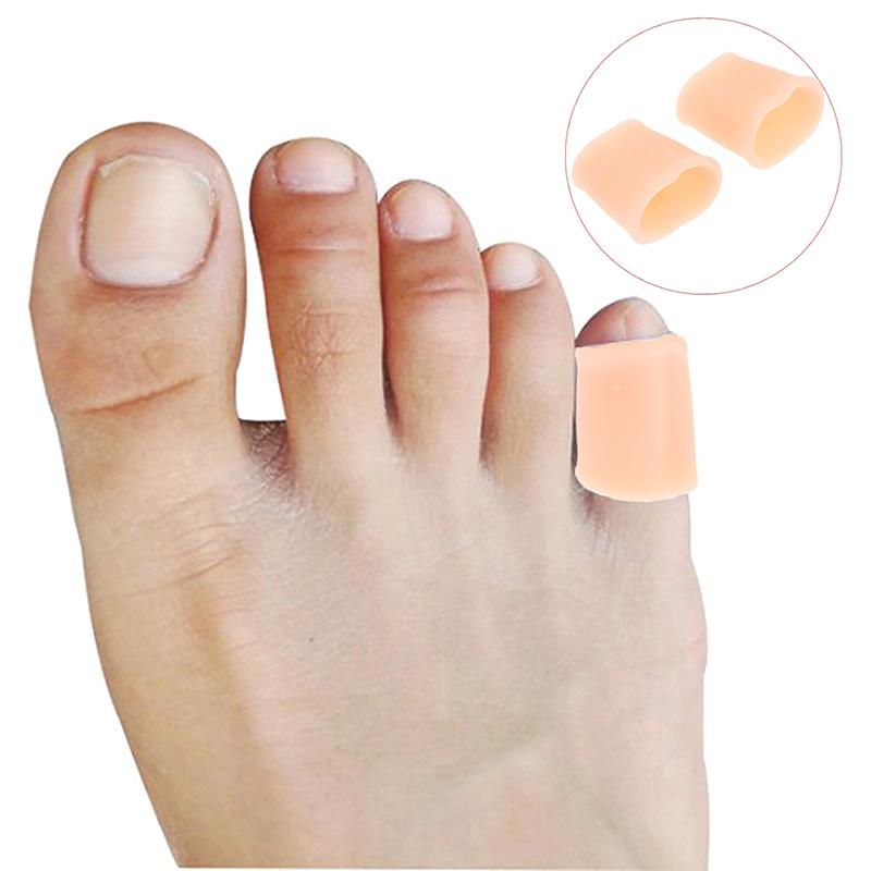 1 пара разделитель пальцев ног силиконовый уход за стопами гелевая трубочка для пальцев ног мозоли волдыри корректор розовый защитник бандаж для косточки большого пальца поддержка