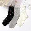 2023 Starry Sky Diamond Cotton Socks - Elegant, Heavy-Duty, Light Luxury, All-Match, Mid-Length