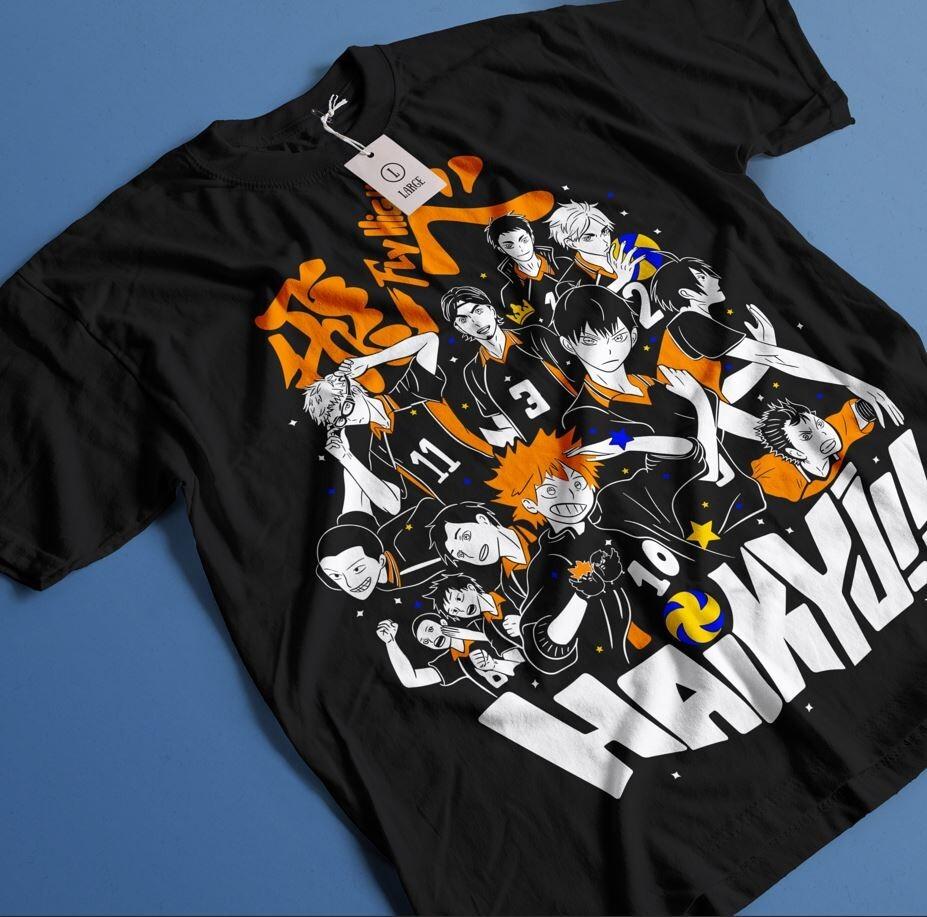 Футболка Haikyuu Волейбол Куроо Тэцуро Козуме Кенма Аниме Футболка Все Размеры