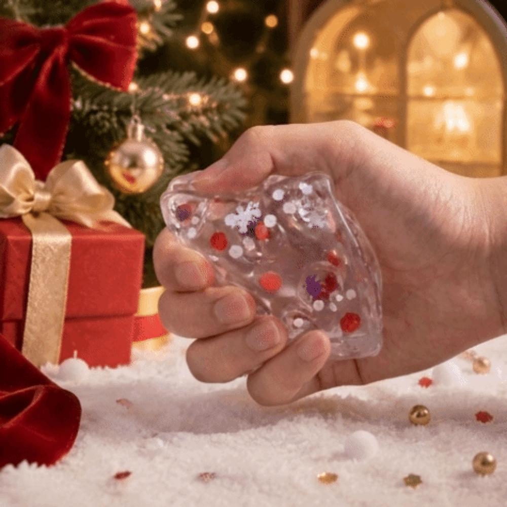 Soft TPR Christmas Squeeze Toys Silicone Squishy Toys Non-Toxic Fidget Toys Daily Use
