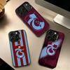 Чехол для телефона T-Trabzonspor для iPhone 17,16,15,14,13,12,11 Plus,Pro Max,XS,Цветной Посеребренный Внутренний Чехол