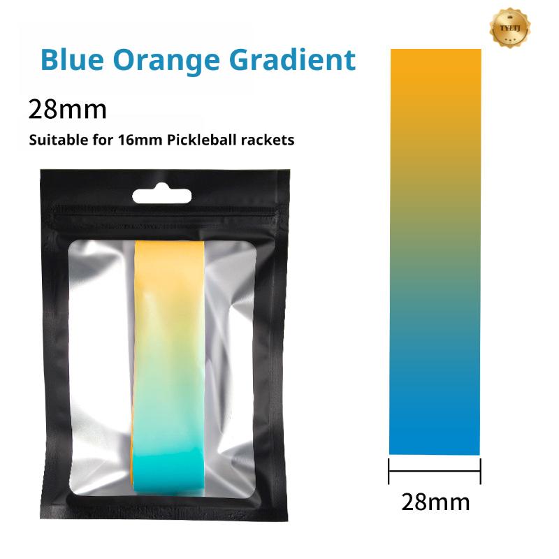 Pickleball Paddle Edge Protection Strip Dual-Color Gradient Edge Guard Anti-Chip Edge Tape Protective Strip