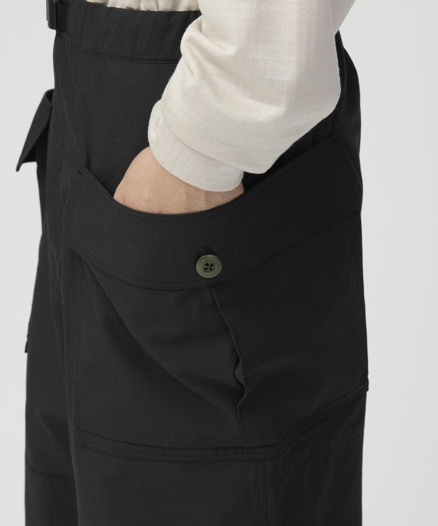 Snow Peak Hybrid TAKIBI Size L Pants, Flame-Retardant, Men's/Women's Pants, BLACK