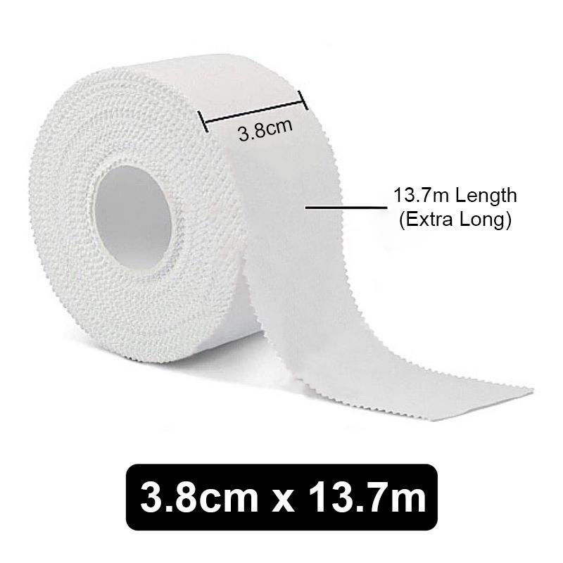 1 рулон спортивных бинтов, белая защитная хлопковая фиксирующая лента для кромки зубов, хлопковая белая лента с нашивками, спортивное оборудование