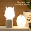 Mini USB LED Night Light USB Plug Night Light Bedroom Bedside Kitchen Lamp Cartoon Decoration Table Lamp For Kids Gift