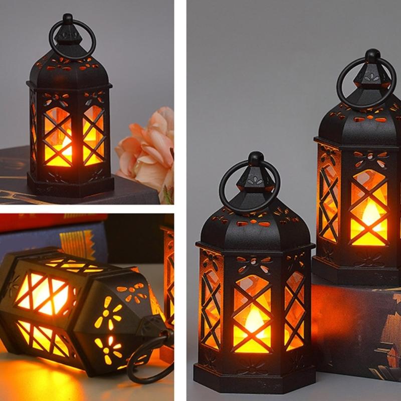 Friendly Electronic Candle Lamp Lanterns for Home Decoration Camping Restaurants and Weddings with Battery Power