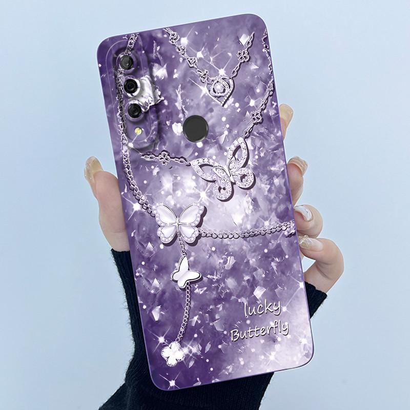 Чехол Для Huawei Y9s Y9 Prime 2019 Простота цветок Жидкость Мягкий Силикон ТПУ Защитная Задняя Крышка Для Huawei Y9 Prime 2019 Capa