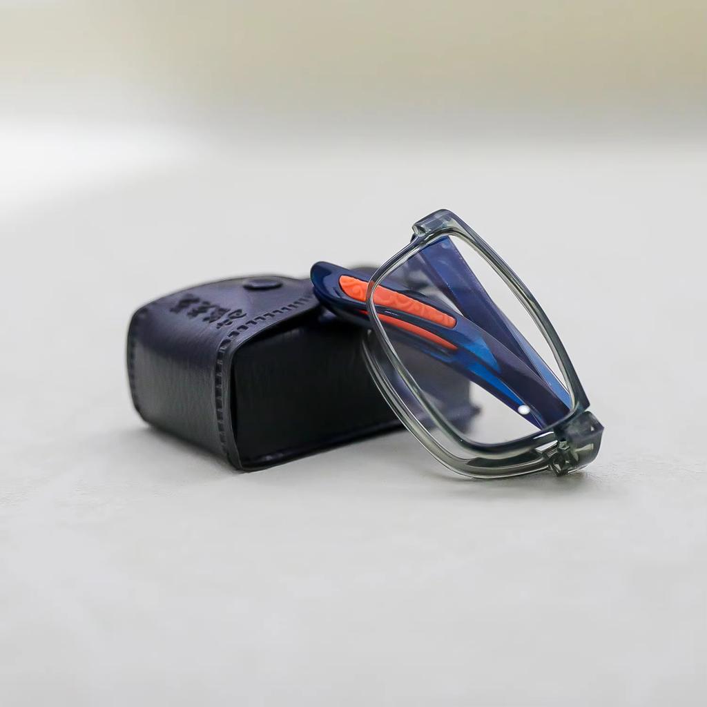 Складные очки для чтения для мужчин и женщин, удобные, легкие, с чехлом, портативный дизайн для легкой переноски