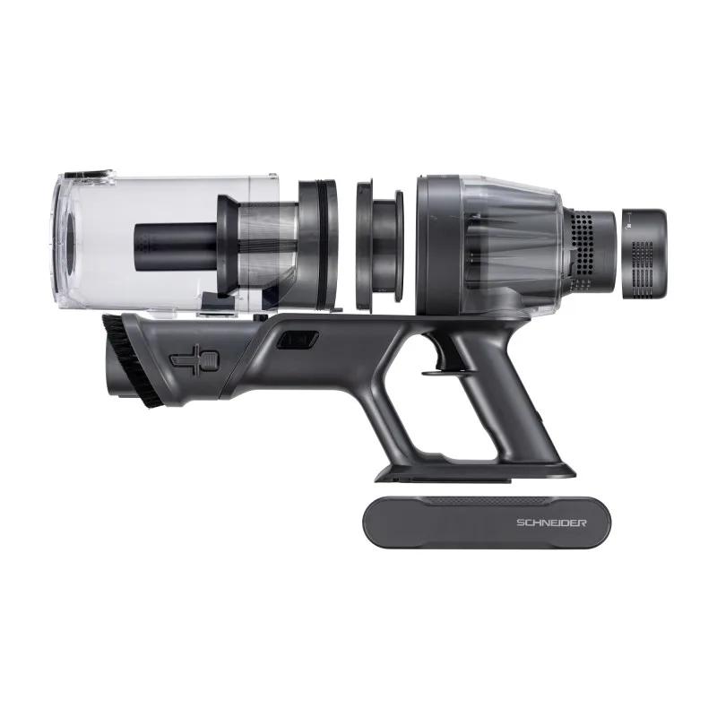 Schneider - Sch_v55p - 180 Aw - Aspirateur Balai Sans Fil Pliable Avec Stand - Technologie I-sense