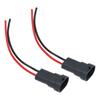 2Pcs Socket Wires Male Adapter Headlight Copper Wiring Harness 12V for H11 H8 880 890 Bulb