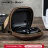 CONTACTS FAMILY Настоящая кожаная крышка-кейс для зарядки Beats Powerbeats Pro 2, противоударный бокс для наушников с крючком