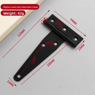 Дверные петли 3/4/6 дюймов Сверхмощные Ржавчиностойкие Петли-пластины для ворот Металлические с винтами Кованая фурнитура